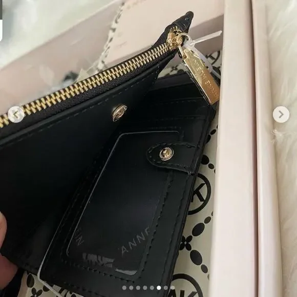 ANNE KLEIN Black Satchel with Wallet AKG5041
New in Box / with Tag MSRP $95 - Picture 6 of 11